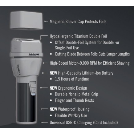 #FX75FS2 BABYLISSPRO COREFX SHAVER