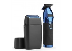 #FXDUOFS2TBL BABYLISS LIMITEDFX BLACK & BLUE TRIMMER & SHAVER COMBO