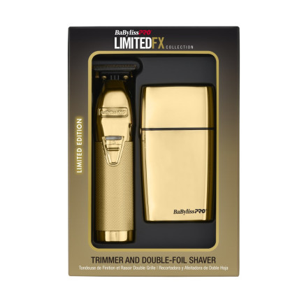 #FXDUOFS2TG BABYLISSPRO LIMITEDFX GOLD TRIMMER & SHAVER COMBO #FXDUOFS2TG BABYLISSPRO LIMITEDFX GOLD TRIMMER & SHAVER COMBO