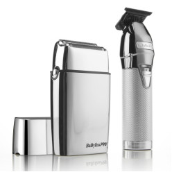 #FXDUOFS2TS BABYLISSPRO LIMITEDFX SILVER TRIMMER & SHAVER COMBO