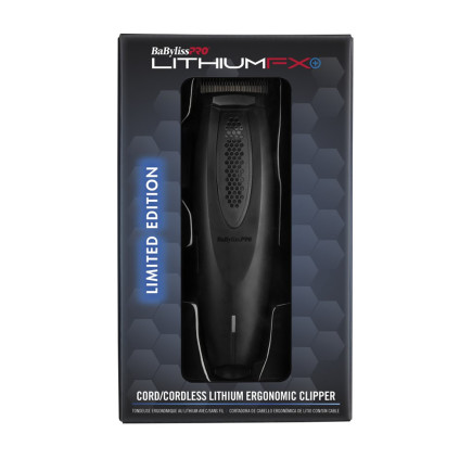 #FX673NSMB BABYLISSPRO LITHIUMFX+ CLIPPER - MATTE BLACK