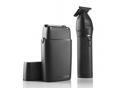 #FXDUOFS2TMB BABYLISS LIMITEDFX MATTE BLACK TRIMMER & SHAVER COMBO