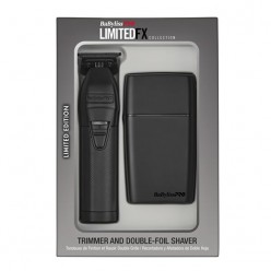 #FXDUOFS2TMB BABYLISS LIMITEDFX MATTE BLACK TRIMMER & SHAVER COMBO