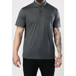 BARBER STRONG THE BARBER POLO - GREY
