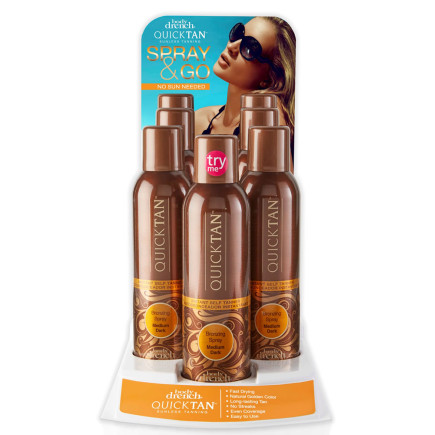 BODY DRENCH QUICK TAN SUNLESS TANNING MIST 6OZ DISPLAY