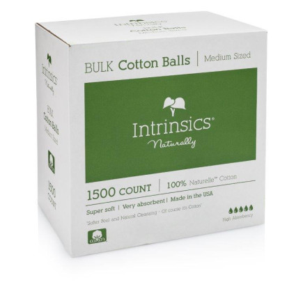 #186134 INTRINSICS 100% COTTON BALLS MEDIUM 1500/CT