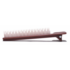 ColorBow Clip Comb Brown 5/pk