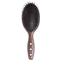 #NBB005 FROMM WOOD MIXED BRISTLE OVAL PADDLE BRUSH