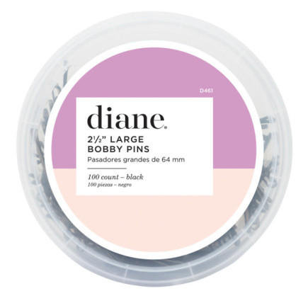 #D461 BOBBY PINS 2.5" (BLACK) 100/BUCKET