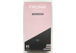 #D8015 FROMM COLOR STUDIO VINYL GLOVES 100/CT - SMALL