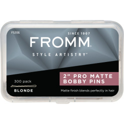 #F5206 PRO MATTE BOBBY PINS 2" (BLONDE) 300PK