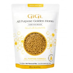 #318 GIGI ALL PURPOSE GOLDEN HONEE WAX BEADS 32 OZ