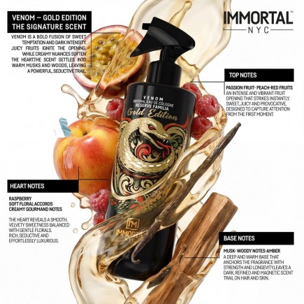 IMMORTAL VENOM GOLD EDITION RESERVE EAU DE COLOGNE 16.9OZ