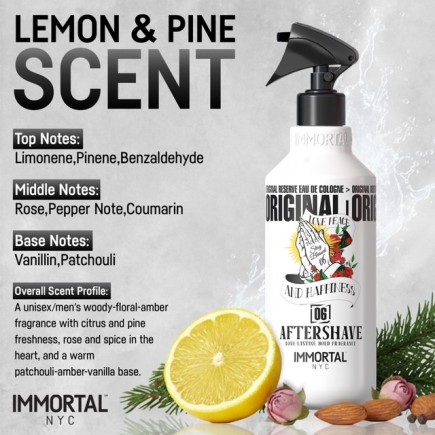 IMMORTAL STAY BLESSED 06 AFTERSHAVE COLOGNE 16.9OZ