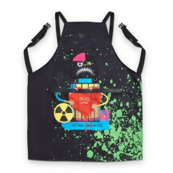 #SC338B Stylecraft Radioactive Apron - Black