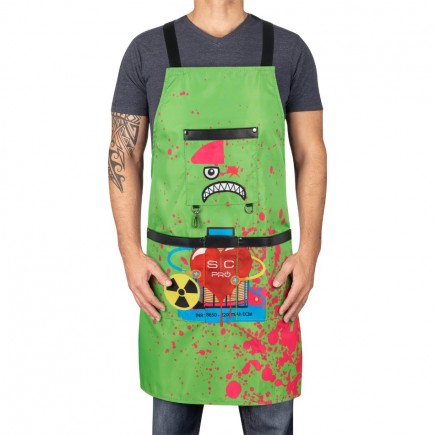 #SC338GR Stylecraft Radioactive Apron - Green