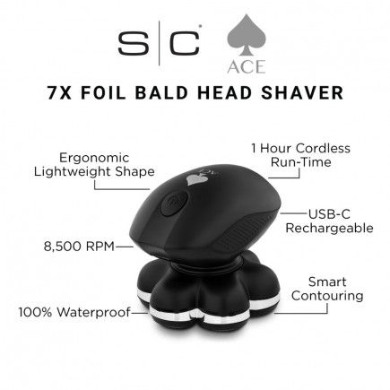 #SC804B Stylecraft Ace Head Shaver