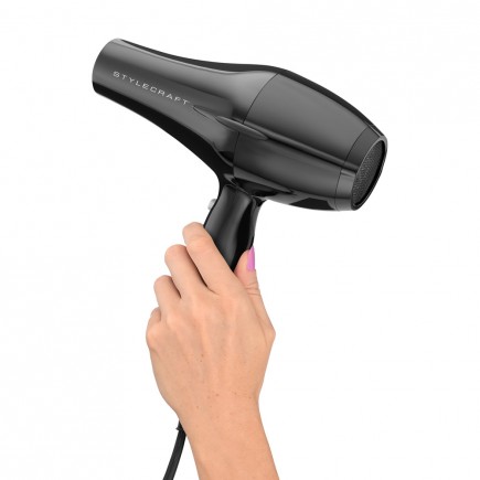 #SC717B/108B Stylecraft Stay-Temp Flat Iron w/ FREE Turbo Dryer