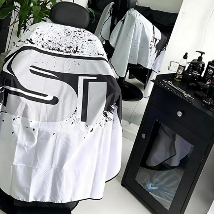 #CAPE-5 Supreme Barber Cape - Ghost Ink