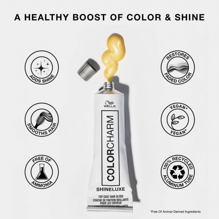 Wella Color Charm ShineLuxe Top Coat Hair Gloss 2oz