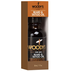 WOODY'S BEARD & TATTOO OIL 1 OZ