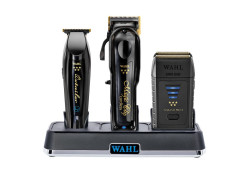WAHL CORDLESS BARBER COMBO & VANISH SHAVER W/ FREE WAHL POWER STATION