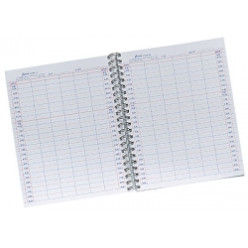 #12402 APPOINTMENT BOOK (6 MONTH / 2 COLUMN)